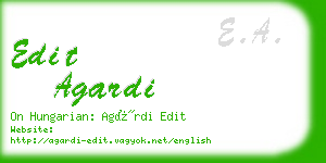 edit agardi business card